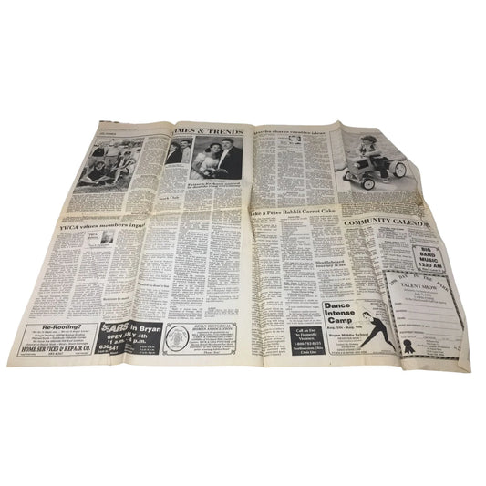 Vintage Newspaper- The Bryan Times July 3, 1996 - A+ Stuff