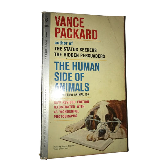 The Human Side of Animals by Vance Packard paperback book - A+ Stuff