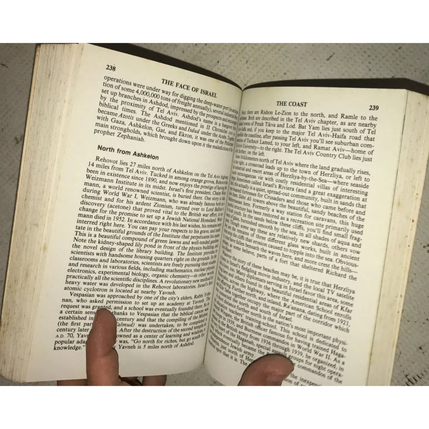 Fodor's Israel 1983 Vintage Book by Douglas Dickins - A+ Stuff