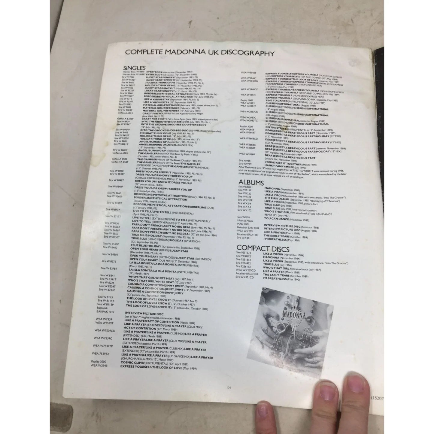 Madonna: The New Illustrated Biography Paperback Book by Debbi Voller - A+ Stuff