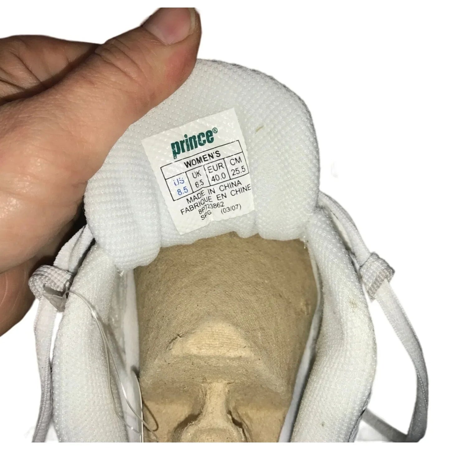 Prince T10 Women's White and Gray Tennis Shoes - A+ Stuff