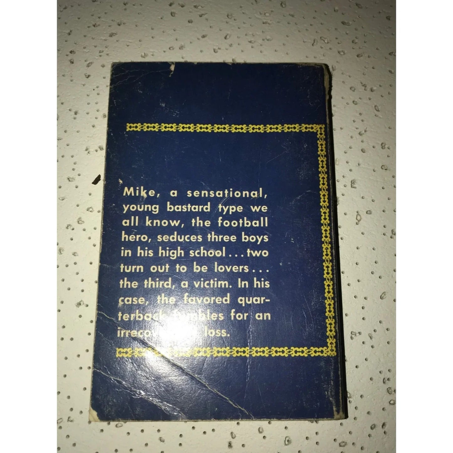 Vintage Locker Room Library End Zone by Rod Larson Paperback Book - A+ Stuff