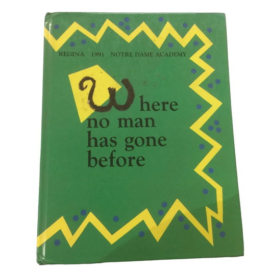 Vintage Regina 1991 Notre Dame Academy Hardcover Yearbook - A+ Stuff