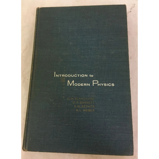 Introduction to Modern Physics Hardcover Book- Vintage 1958 Edition - A+ Stuff