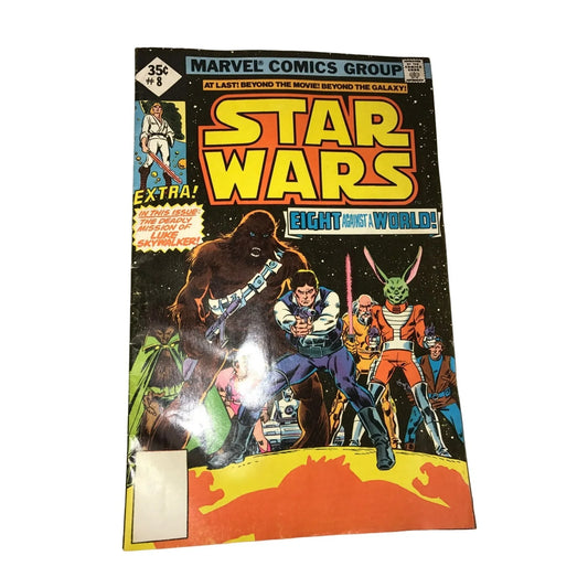 STAR WARS Eight Against A World! #8 Vintage Marvel Comic Book - A+ Stuff