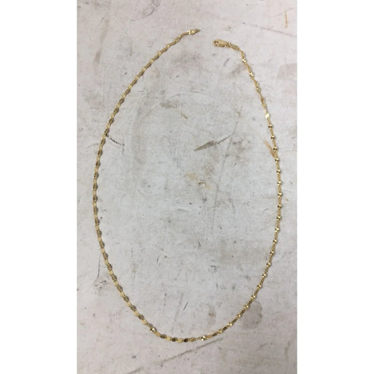 Womens Danecraft Inc Gold Tone Necklace/Choker Marked Italy 92.5 Sterling Silver Danecraft Inc A+ Stuff