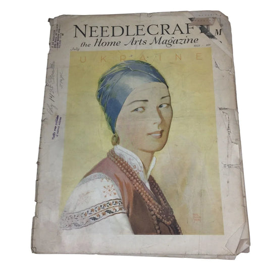 Vintage Collectible Needlecraft The Home Arts Magazine July 1932 Needlecraft The Home Arts A+ Stuff
