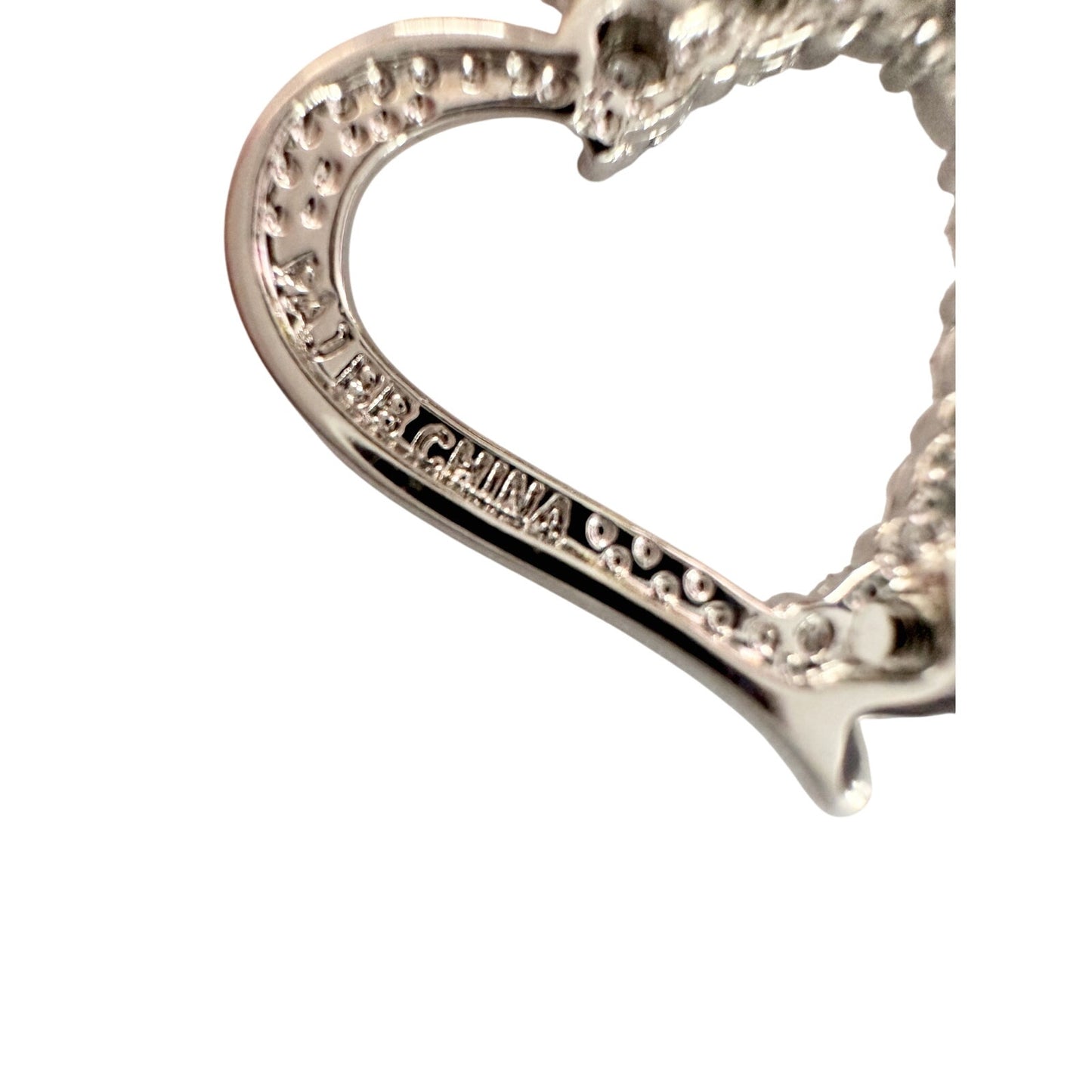 Beautiful Heart Necklace - Illusion Set Diamond Accent