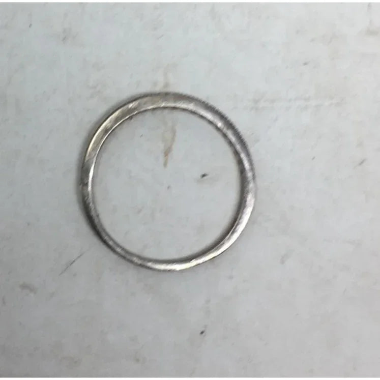 Womens Silver Ring with white gemstones Around it- Marked 925 (Sterling Silver) - A+ Stuff