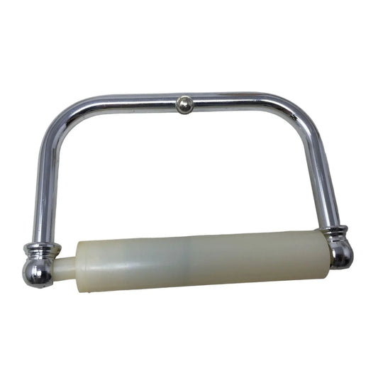 Simple Design Toilet Paper Holder Silver/White A+ Stuff A+ Stuff