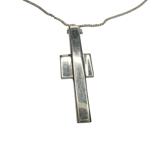 Gucci Cross Necklace with Boxes, Dust Bag & Document - 23" Chain