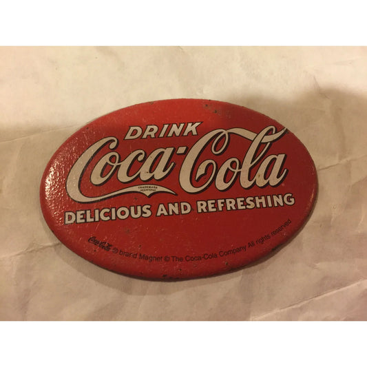Vintage Coca Cola Circular Disc Magnet & Coca Cola Cup Magnet - A+ Stuff