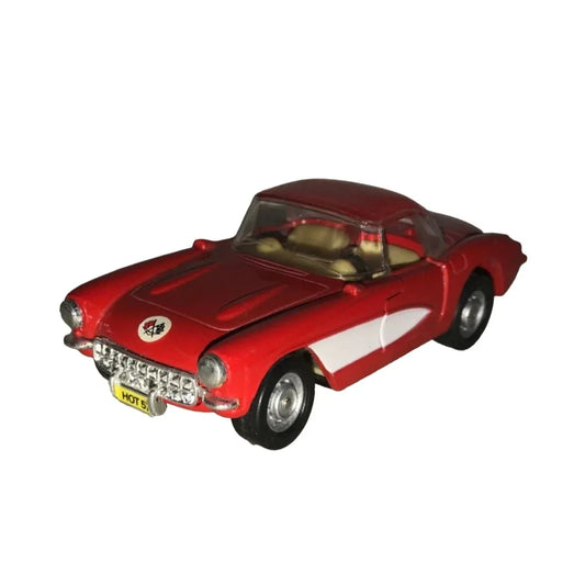 1957 Chevrolet Corvette Red Collectible Diecast Car w/ Opening Doors - A+ Stuff