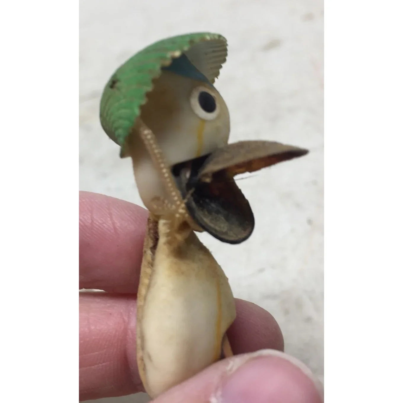 Handmade Souvenir Bird Figurine Made out of Seashells- Very Unique Piece - A+ Stuff