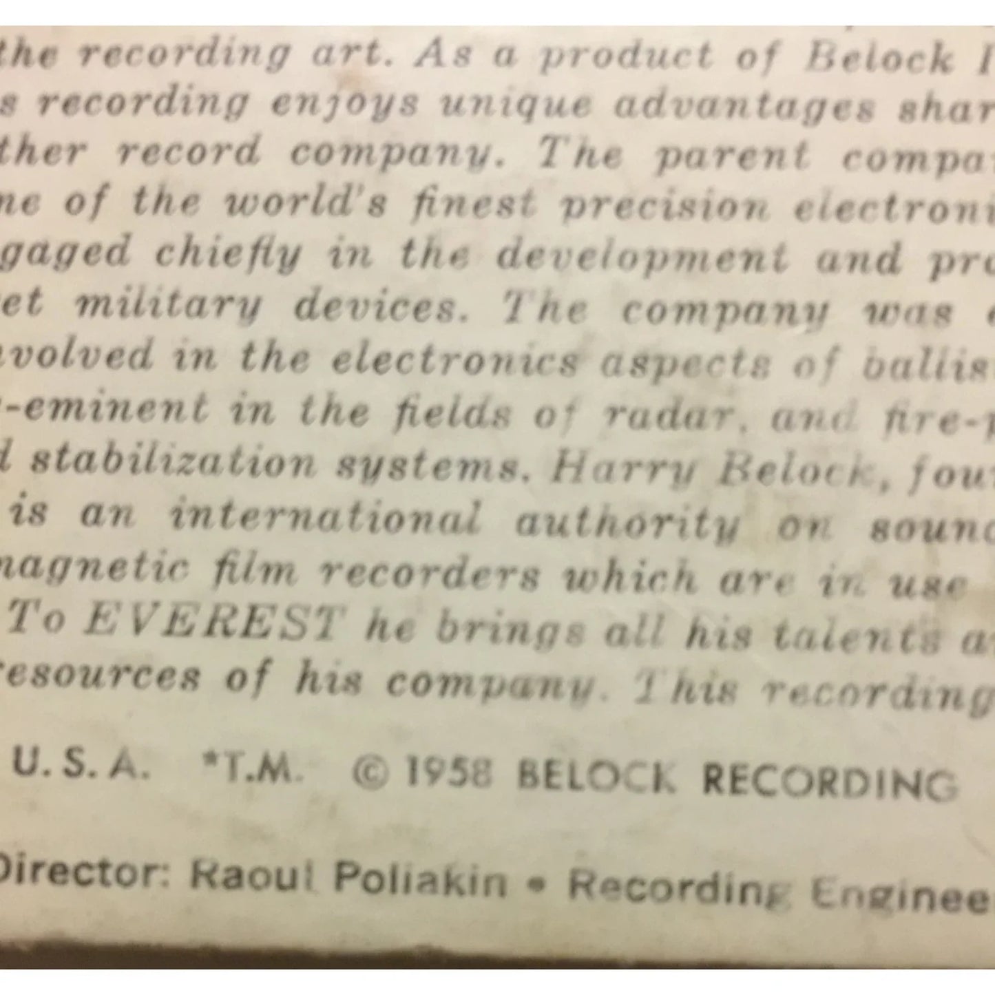 Copland: Billy The Kid & Statements for Orchestra (Suite from ballet)- Everest Records - A+ Stuff