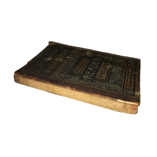 McGuffeys new second Eclectic reader for young learners antique book - A+ Stuff