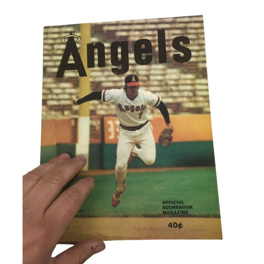 Vintage Angels Baseball Official Scorebook Collectible Magazine