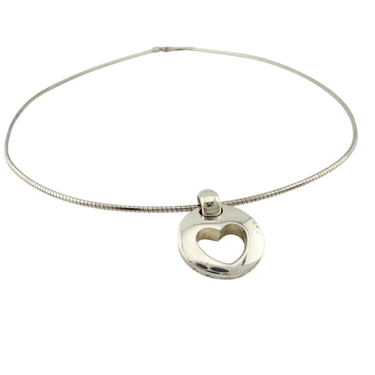 Tiffany & Co Stencil Cut Out Heart Necklace (1999)