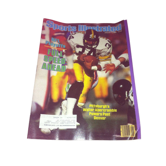 Vintage Sports Illustrated Magazine NFL playoffs Full Speed Ahead