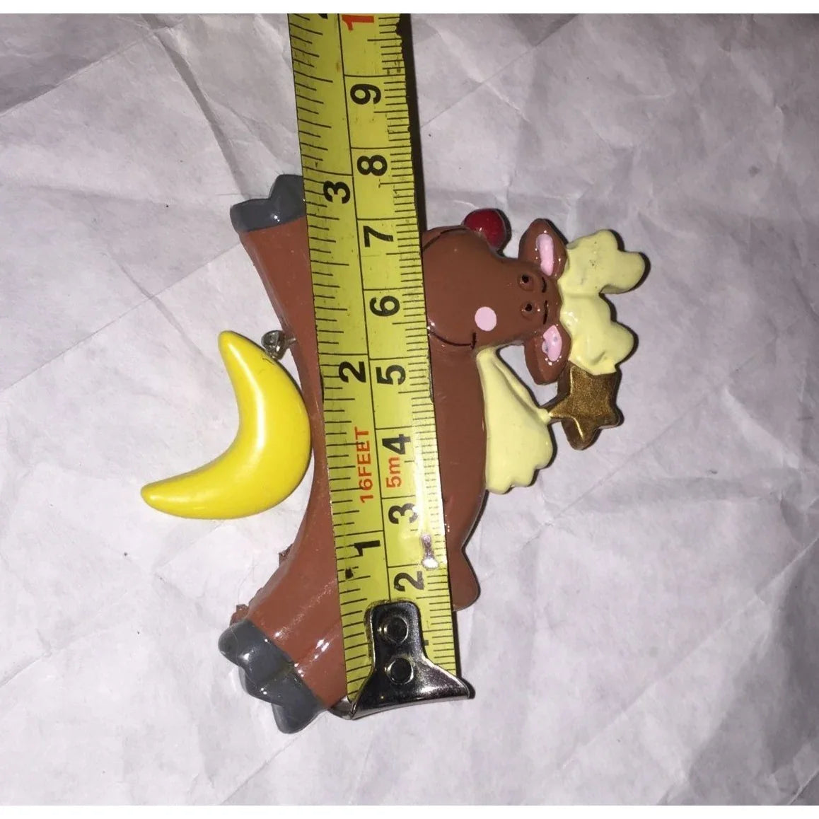 Vintage Collectible Christmas Rudolph the Red Nosed Reindeer Brooch Pin - A+ Stuff