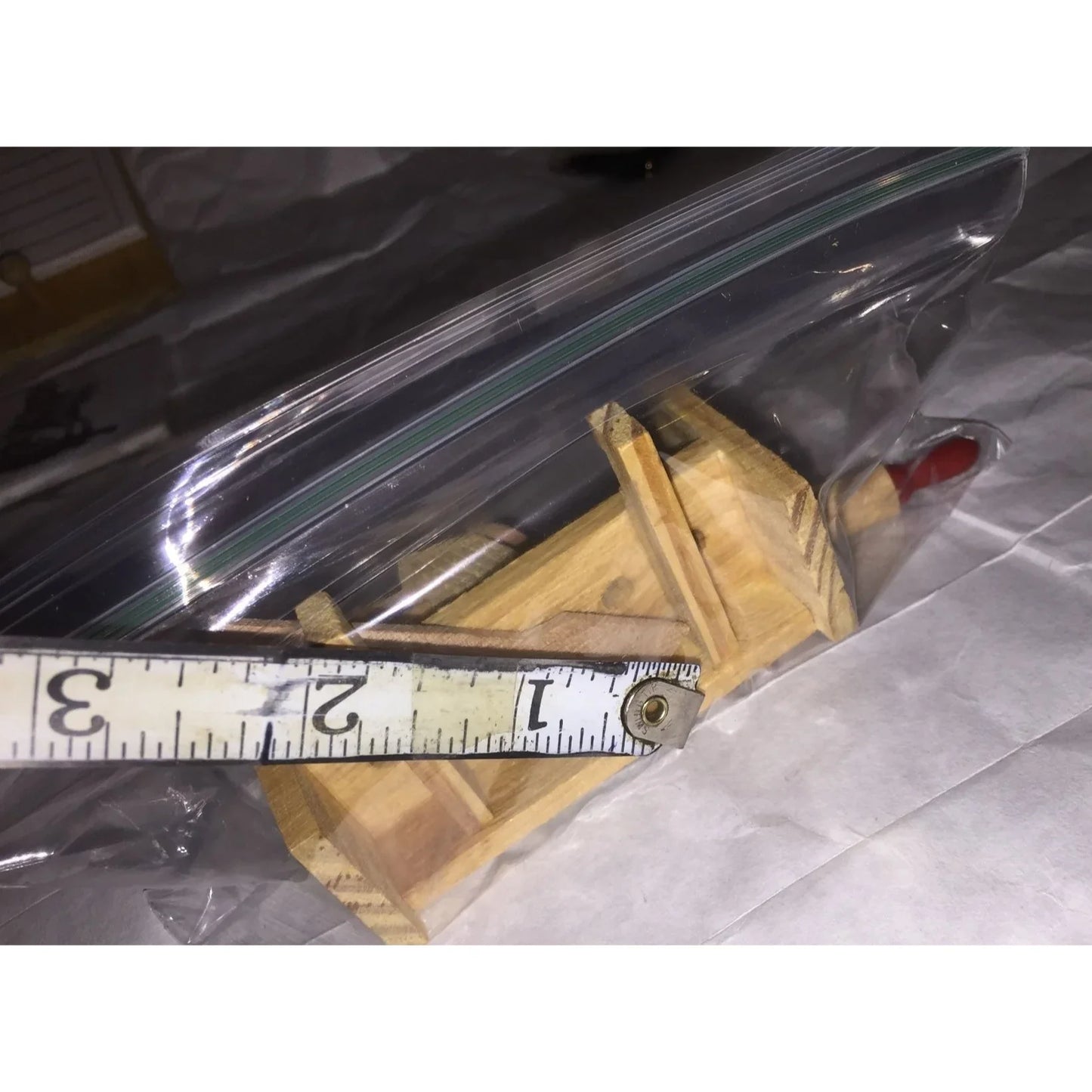 Vintage Doll Sized Wooden Kitchen Utensils & Rack Magnet - A+ Stuff