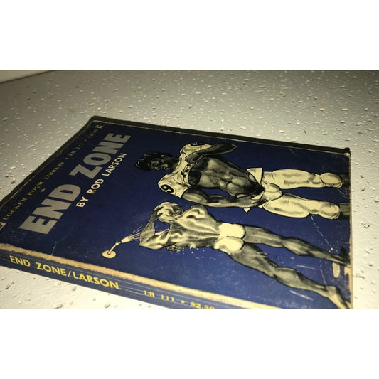 Vintage Locker Room Library End Zone by Rod Larson Paperback Book - A+ Stuff