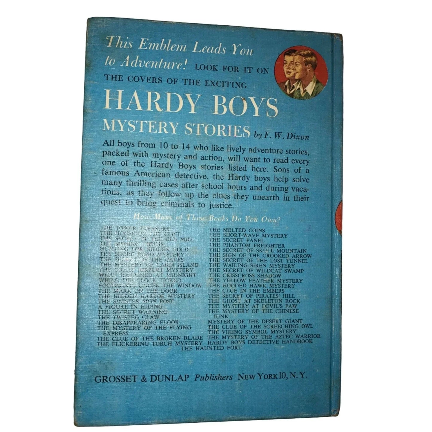 The Hardy Boys The Secret of the Lost Tunnel by Franklin Dixon Book - A+ Stuff