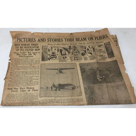 Toledo Blade Vintage Collectible Newspaper Aug. 1927 toledo blade A+ Stuff