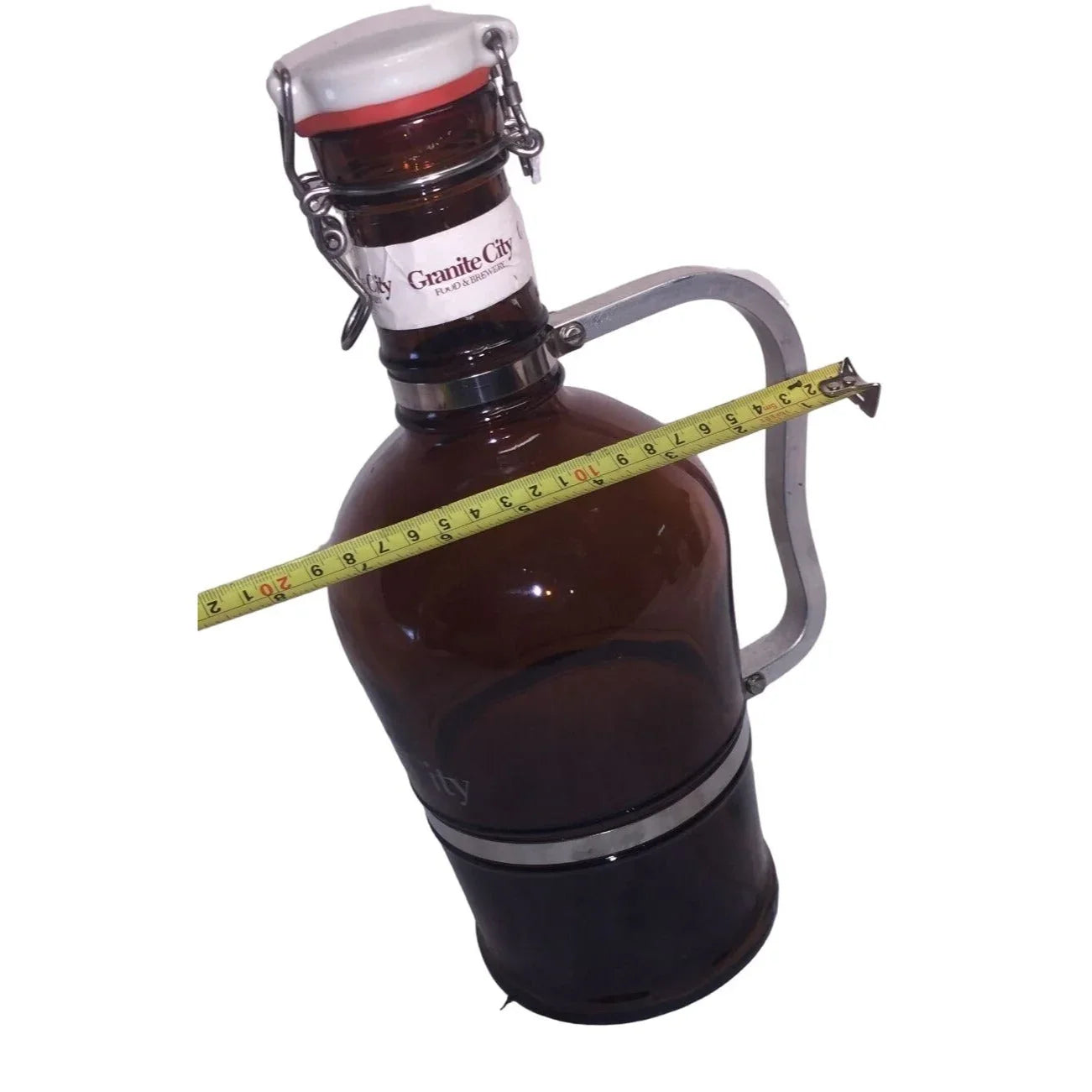 Granite City Beer Growler Bottle - Great Style - Metal Handle Granite City A+ Stuff