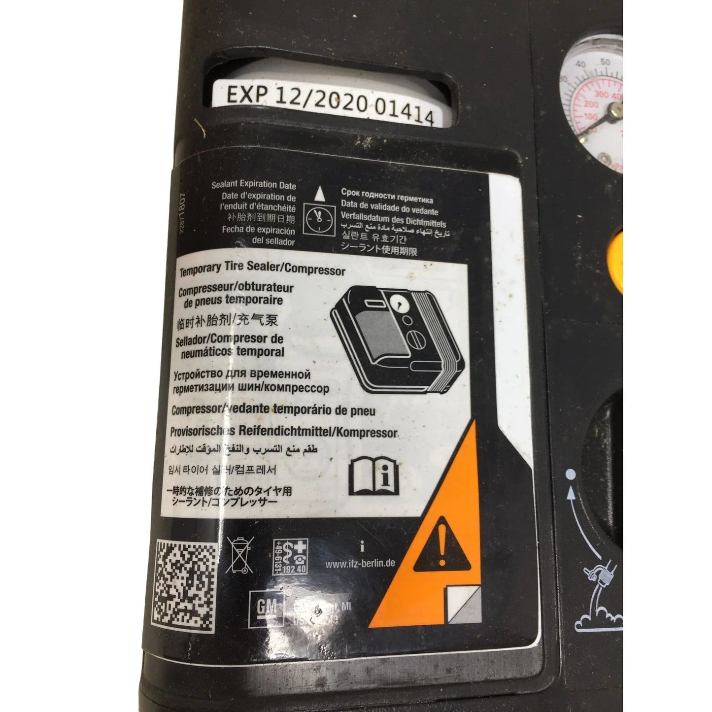 OEM Genuine GM Emergency Flat Tire Sealer/Compressor GM Part #22871805 gm A+ Stuff