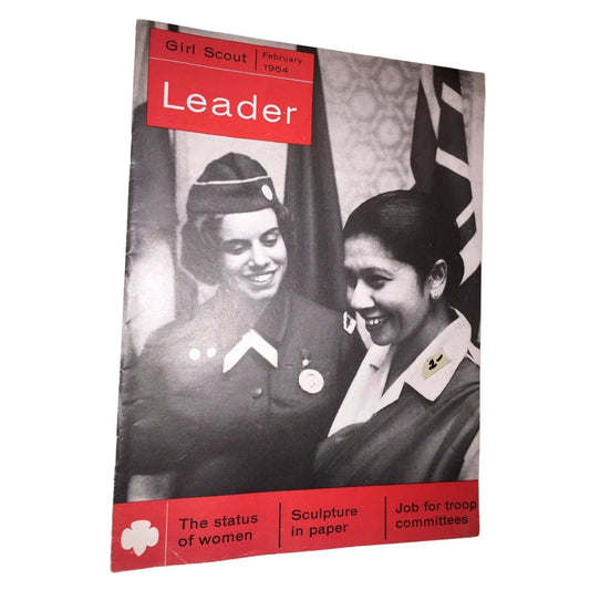 Girl Scout Leader Vintage Collectible Paperback Magazine Feb 1964 - A+ Stuff