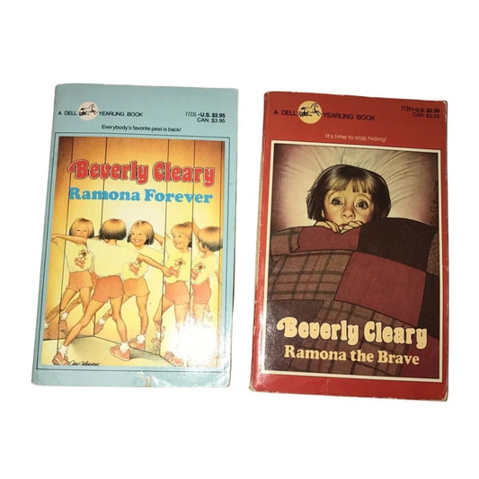 Ramona Forever and Ramona the Brave by Beverly Clearly Paperback Books - A+ Stuff