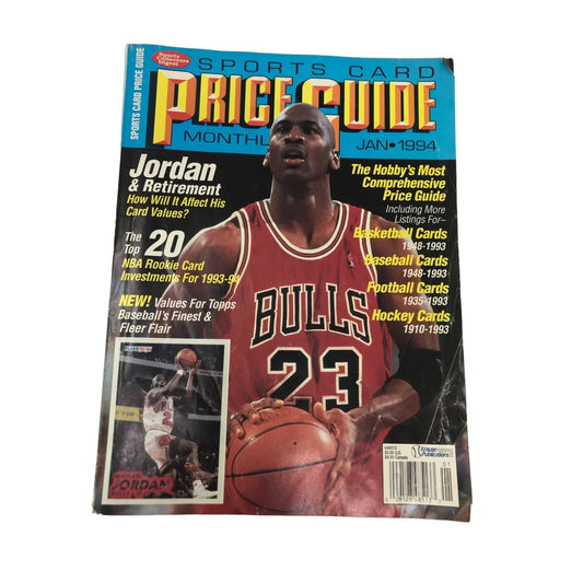 Sports Collectors Digest Sports Card Guide Jan. 1994 Michael Jordan w/ Cards A+ Stuff A+ Stuff