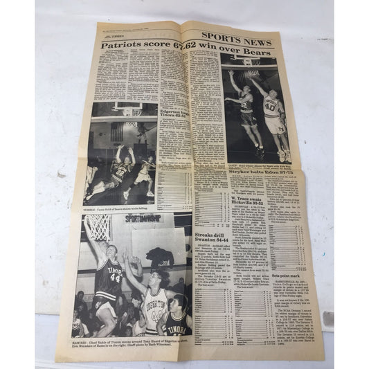 The Bryan Times Vintage Collectible Newspaper Jan. 20, 1996-7