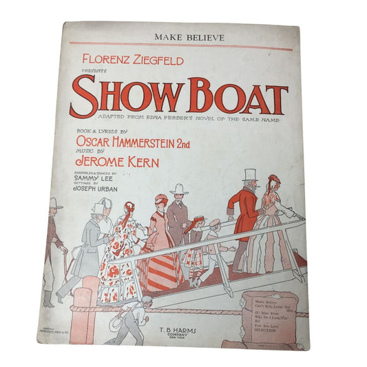 Vintage 1927 Sheet Music for the Musical Show Boat A+ Stuff A+ Stuff SHEET MUSIC