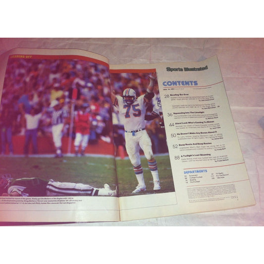Sports Illustrated 1984 Mark Clayton Miami Dolphins Vintage Magazine