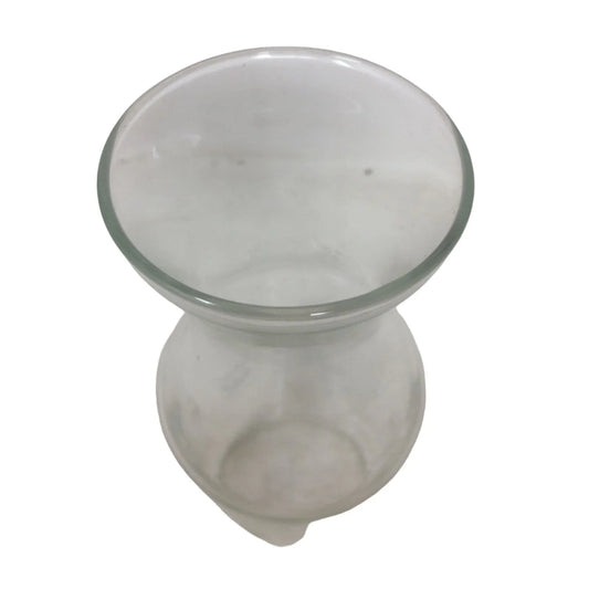 Libbey Single Serving Milk Jar Shaped Etched Clear Glass Carafe A+ Stuff A+ Stuff