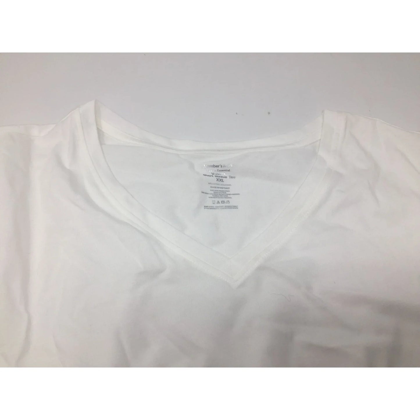 Members Mark Ladies Essential V Neck Short Sleeve Tee Shirt Size 2XL - A+ Stuff