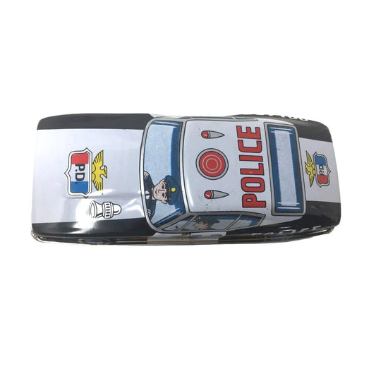 Vintage Japanese Tin Police Car Toy - Great Shape and Retro Style A+ Stuff A+ Stuff