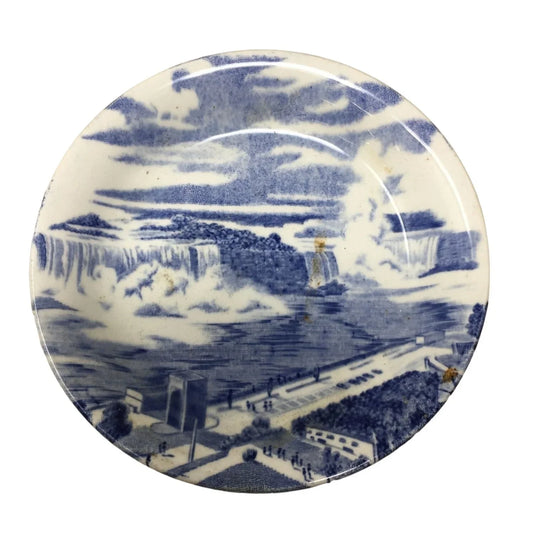Vintage Niagara Falls Genuine Hand Engraving Permanent Colors J & G Collectible Plate A+ Stuff A+ Stuff