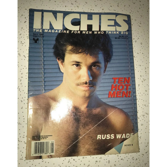 Vintage Inches Magazine May 1987- The Magazine For Men Who Think Big - A+ Stuff