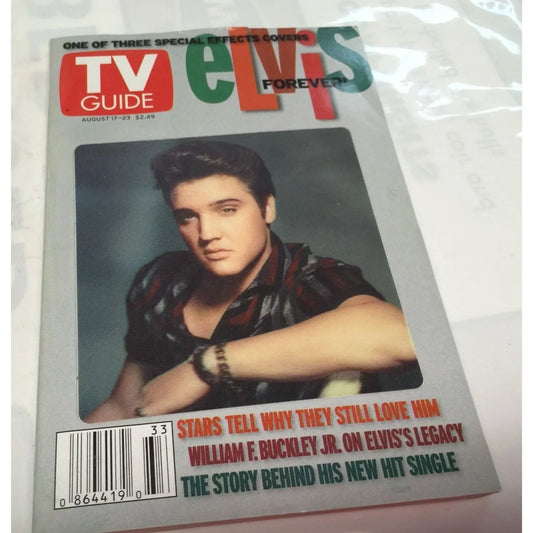 Vintage TV Guide Elvis Forever Aug. 17-23, 2002 Book - A+ Stuff
