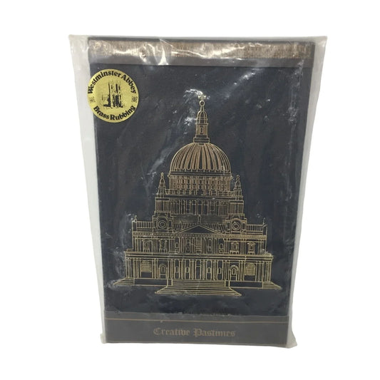 Creative Pastimes St. Pauls Cathedral- 1675 Miniature Rubbing Kit- about 8.5x5 inches - A+ Stuff