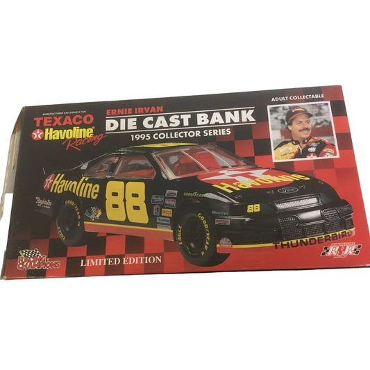 Ernie Irvan Diecast Race Car Bank 1995 Collector Series Limited Edition Adult Collectable A+ Stuff A+ Stuff
