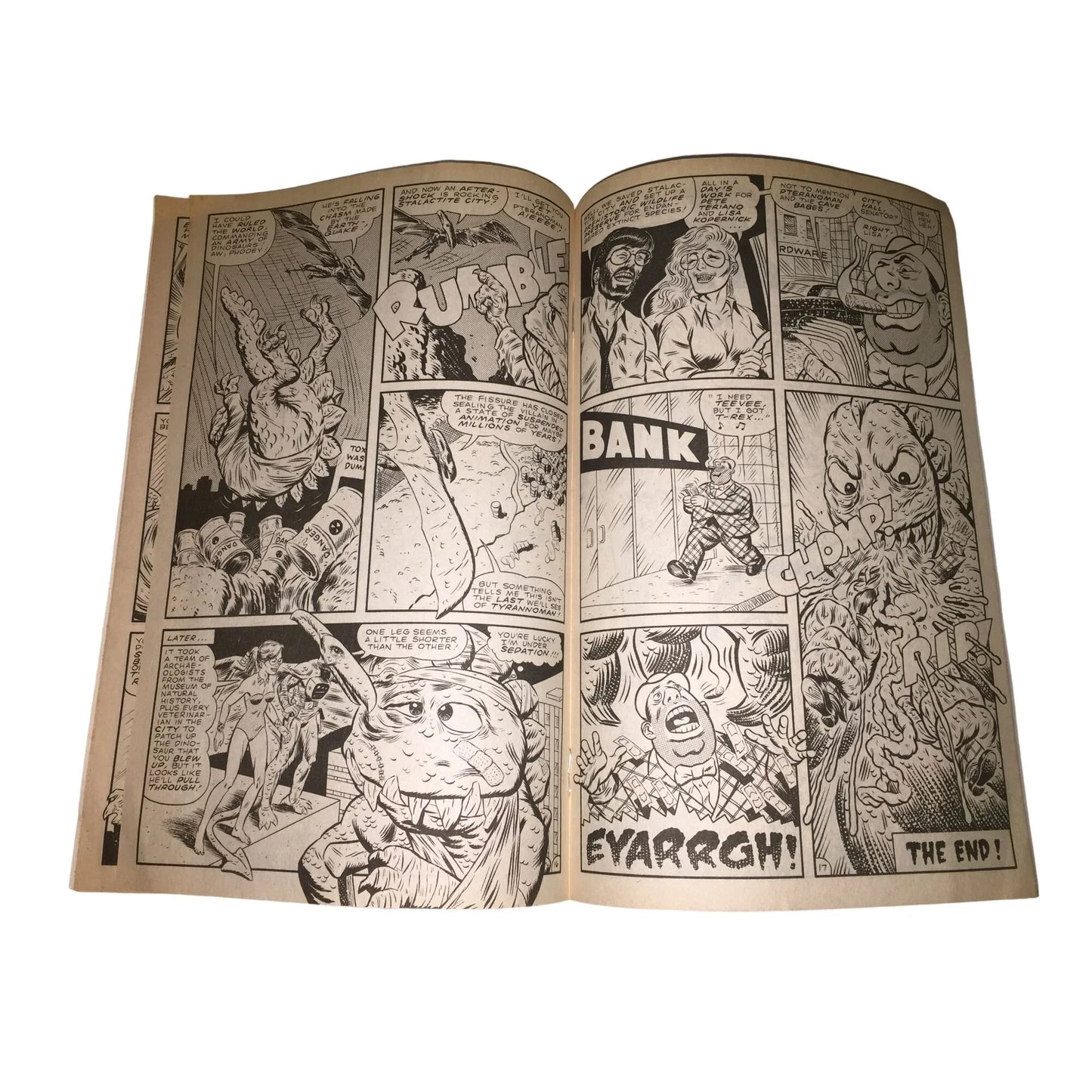 Don Simpson's Pterano-Man Dinosaur Fighter Vintage Comic Book - A+ Stuff