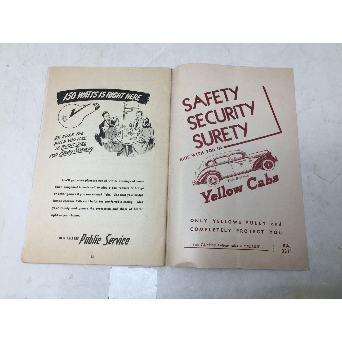 Concert program for a performance by Paul Draper and Larry Adler