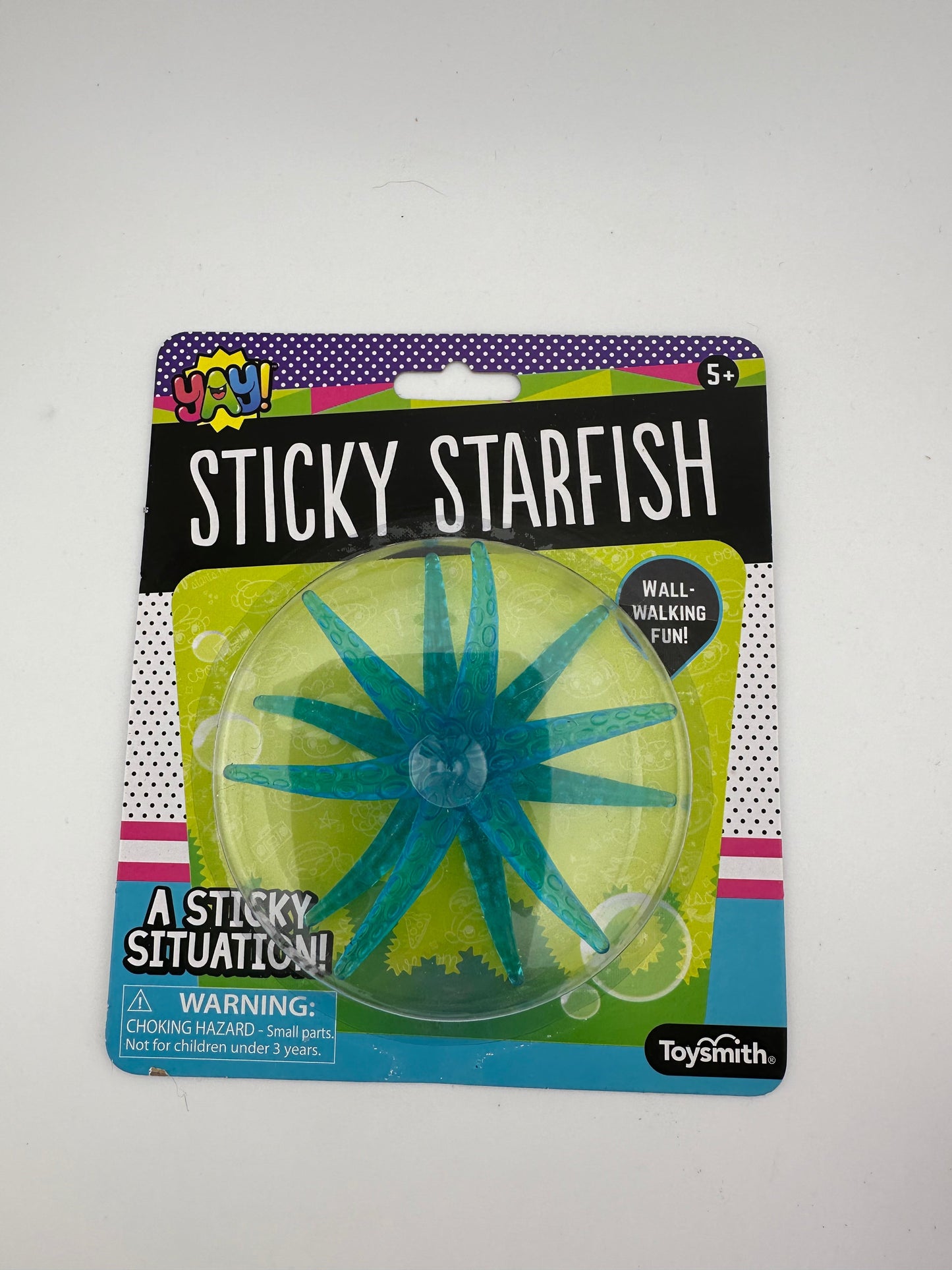 Yay! Sticky Star Fish - Various Colors Toysmith A+ Stuff fidget fun novelty toy