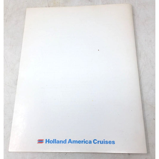 Vintage Holland America Line SS "VEENDAM" cruise ship dinner menu. - A+ Stuff