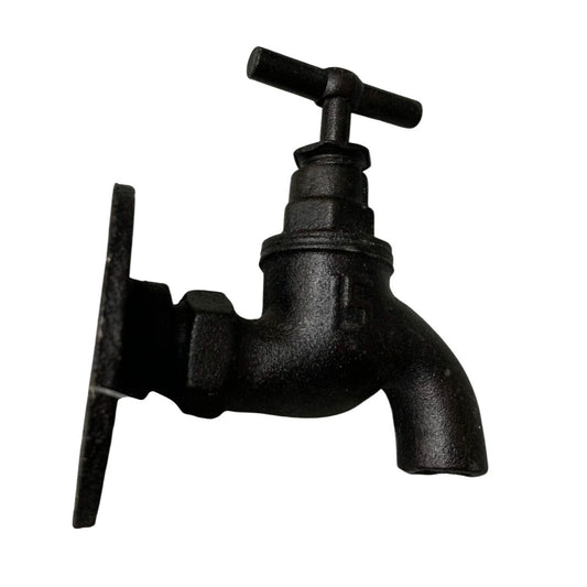 Cast Iron Country Rustic Faucet Coat Hat Garment Towel Holder Unbranded A+ Stuff