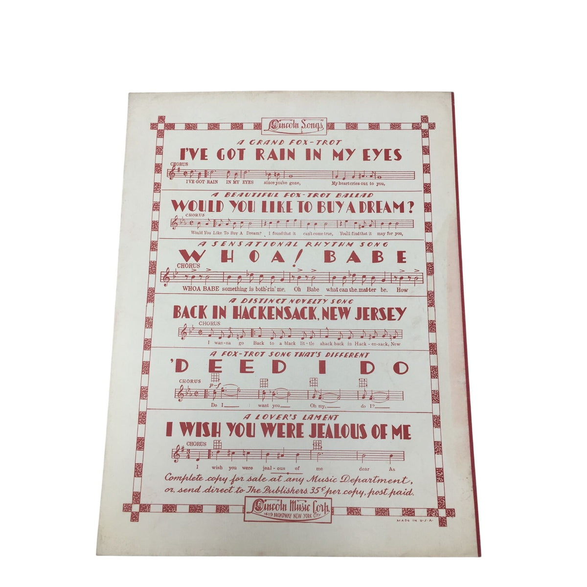 "Satan Takes a Holiday" Sheet Music A+ Stuff A+ Stuff Sheet Music